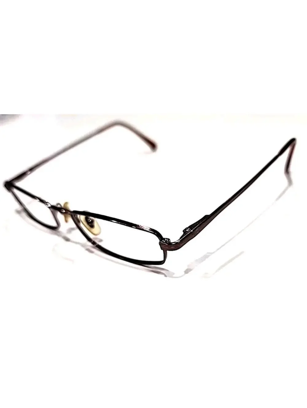 Ray Ban RB6096 2511 Brown Metal Rectangle Eyeglasses Frame 49-17 135